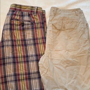 Two banana republic shorts. Great condition